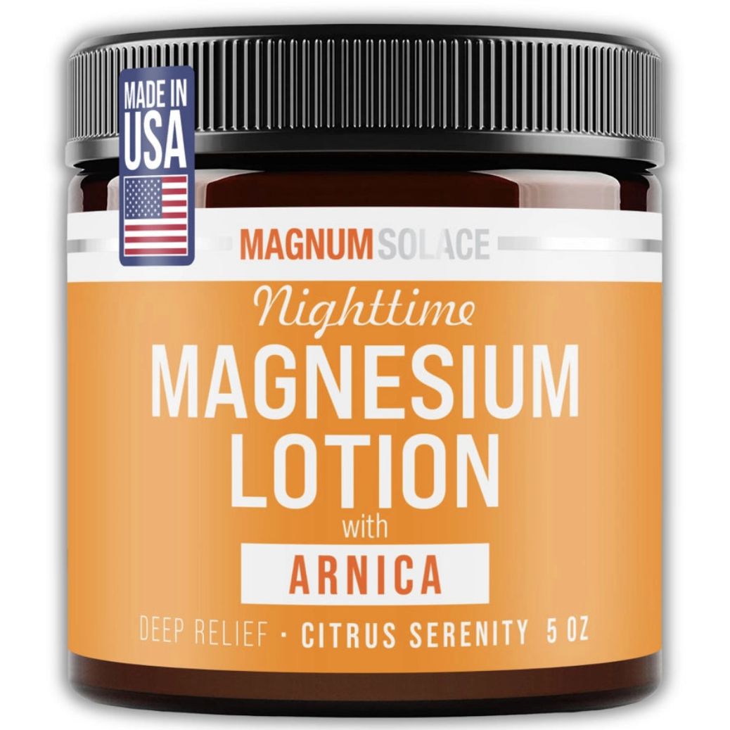 MAGNUM SOLACE NIGHTTIME MAGNESIUM LOTION CITRUS SERENITY 5OZ