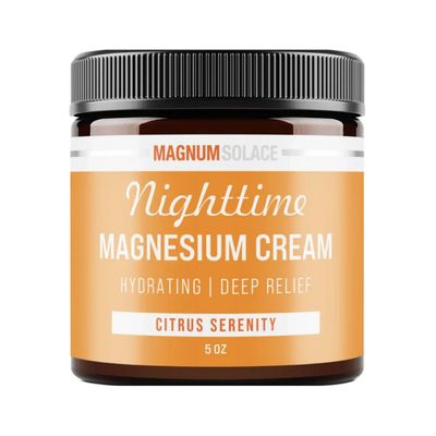 MAGNUM SOLACE NIGHTTIME MAGNESIUM CREAM CITRUS SERENITY 5OZ