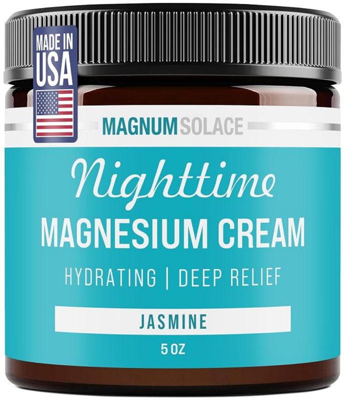 MAGNUM SOLACE NIGHTTIME MAGNESIUM CREAM JASMINE