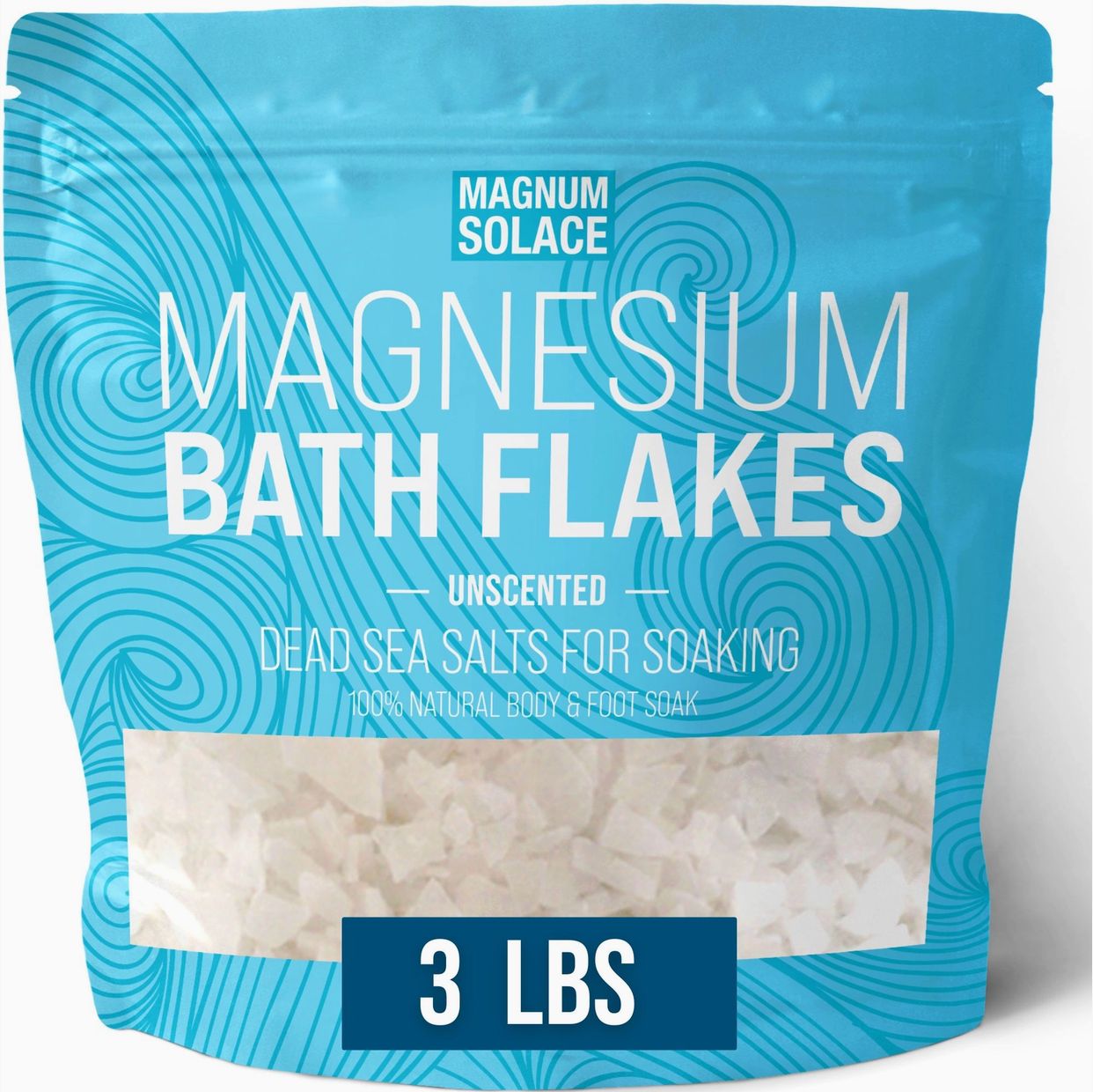 MAGNUM SOLACE MAGNESIUM BATH FLAKES 3LB
