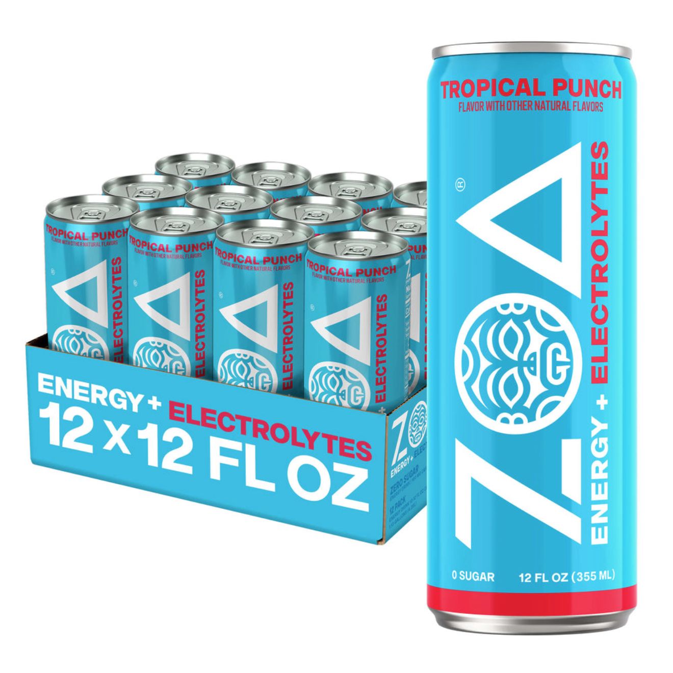 ZOA ENERGY + ELECTROLYTES TROPICAL PUNCH