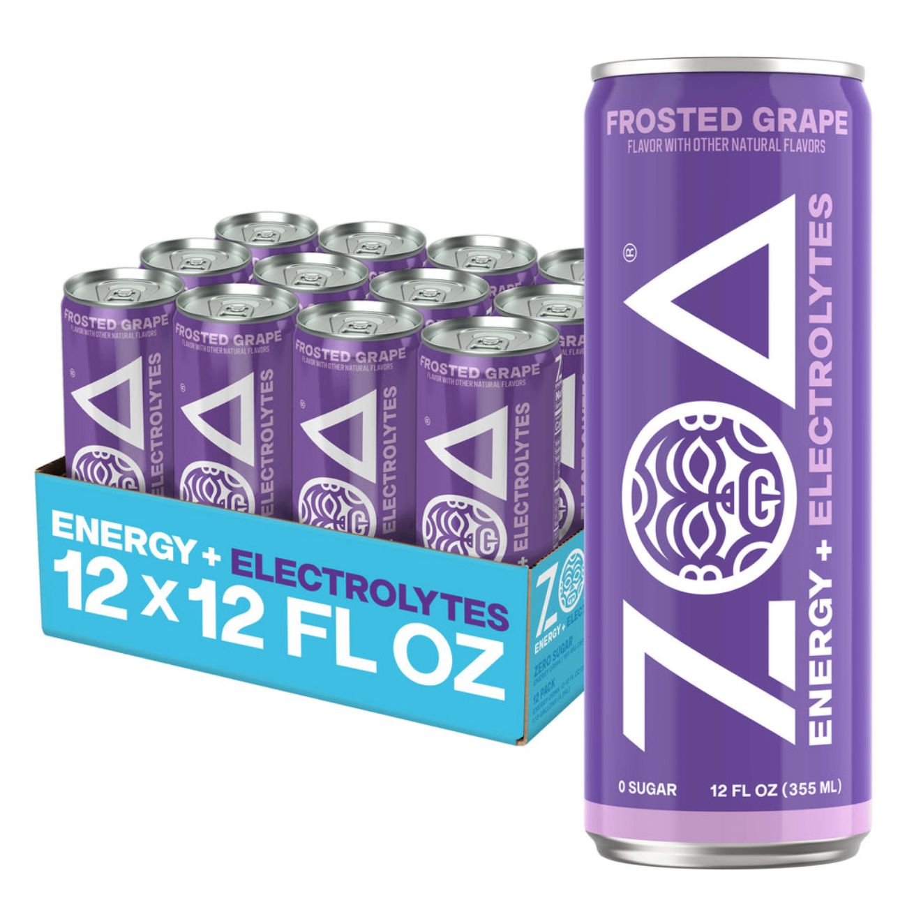 ZOA ENERGY + ELECTROLYTES FROSTED GRAPE
