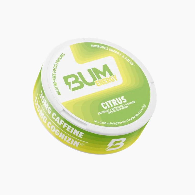 BUM ENERGY &amp; FOCUS POUCHES CITRUS