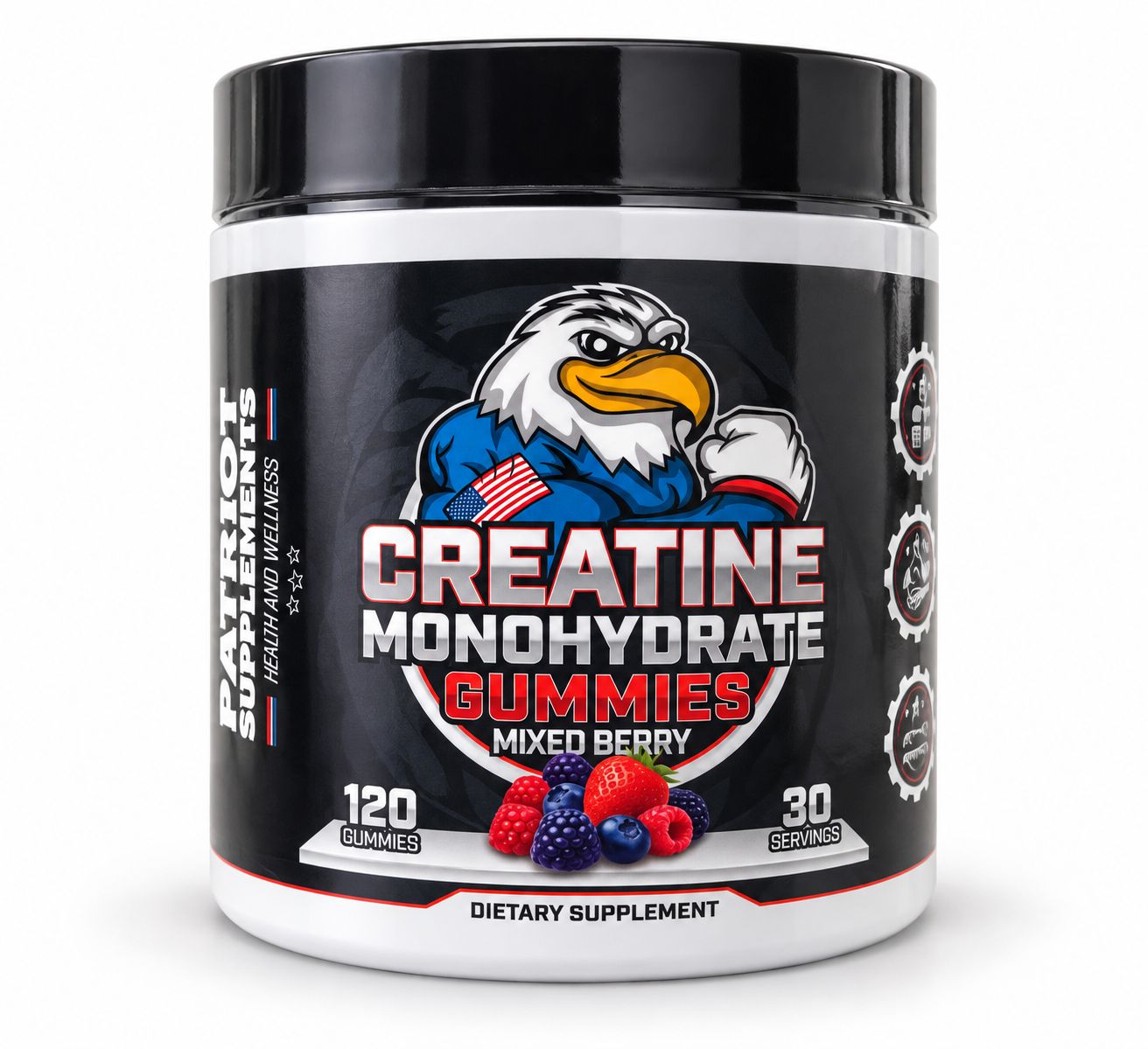 PATRIOT SUPPLEMENTS CREATINE MONOHYDRATE GUMMIES