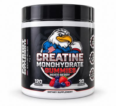 PATRIOT SUPPLEMENTS CREATINE MONOHYDRATE GUMMIES