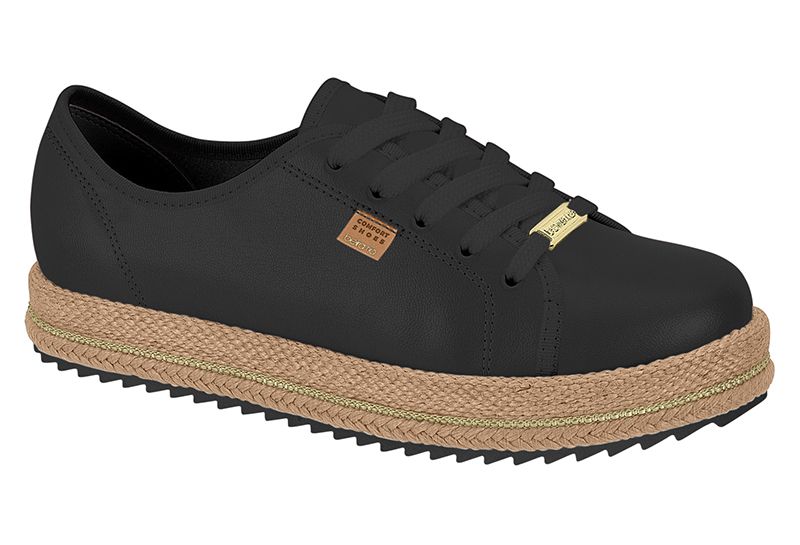 4196-1132 - Beira Rio Black Napa