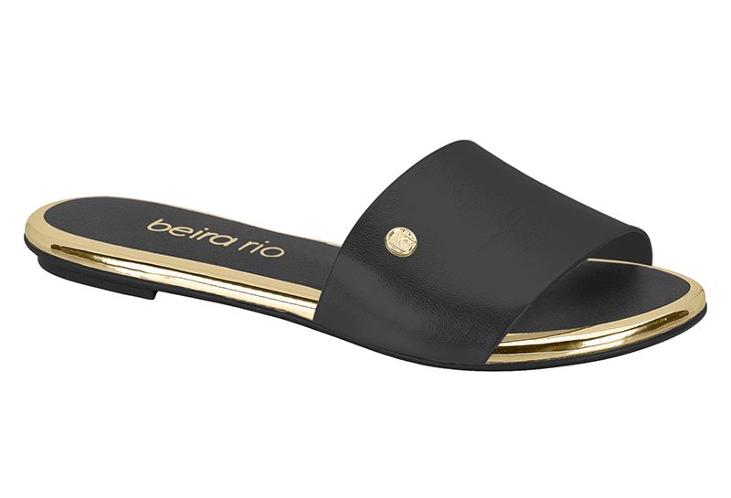 8367-665 - Beira Rio Black Napa