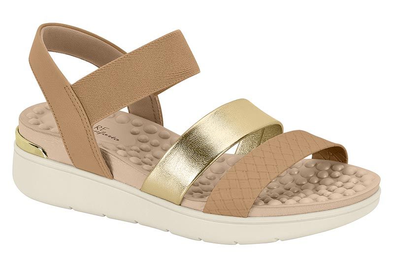 7151-119 - Modare Camel Napa Floather / Golden Metalizado