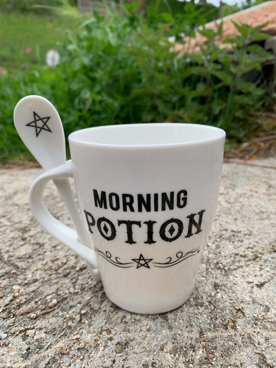 Tasse « Morning potion » + petite cuillère