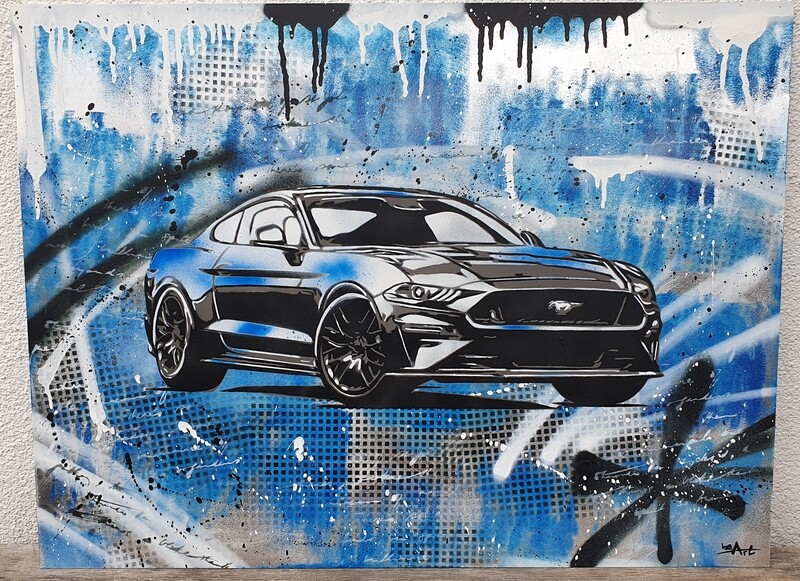 Mustang blue