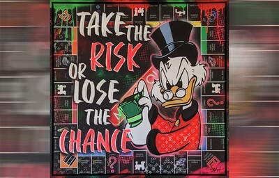 take the risk or lose the chance - black take the risk or lose the chance - black