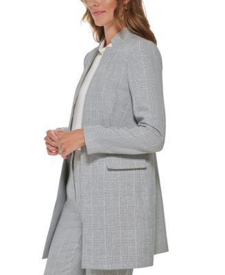 DKNY Petite Star-Collar Long-Sleeve Cashmere 16P