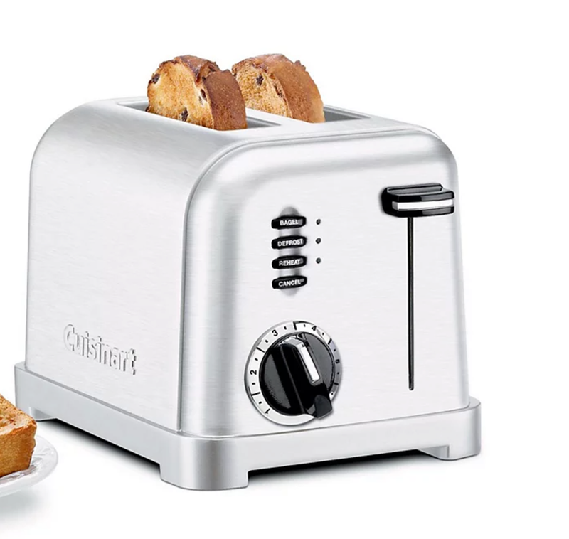 Cuisinart Classic Brushed Chrome Toaster Brushed Chrome