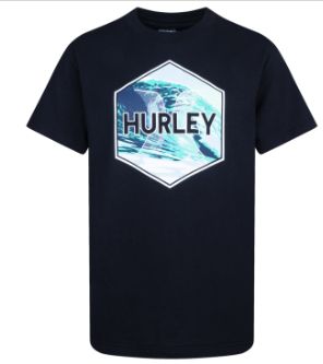 Hurley Big Boys Wave Hex Short Sleeves T-shirt