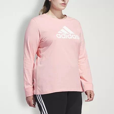 Adidas Plus Size Badge of Sport Long-Sleeve Top - Sepisp