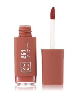 3INA the Longwear Lipstick Long-lasting Liquid Lipstick Shade 261 - Dark Nude 6 Ml