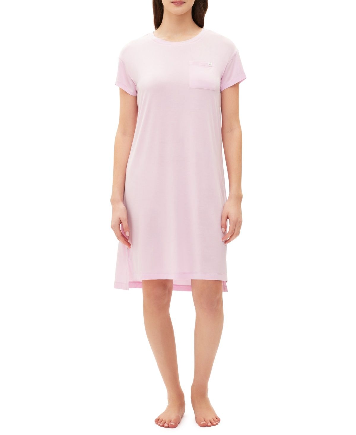 Gap Women&#39;s Short-Sleeve Dorm Nightgown - Butterfly Pink