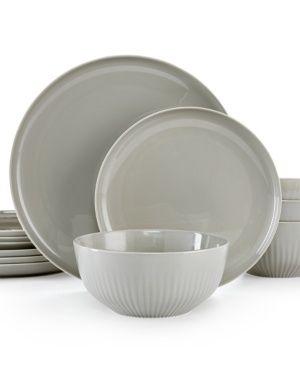 Hotel Collection Modern Porcelain 6-Pc. Dinnerware Set
