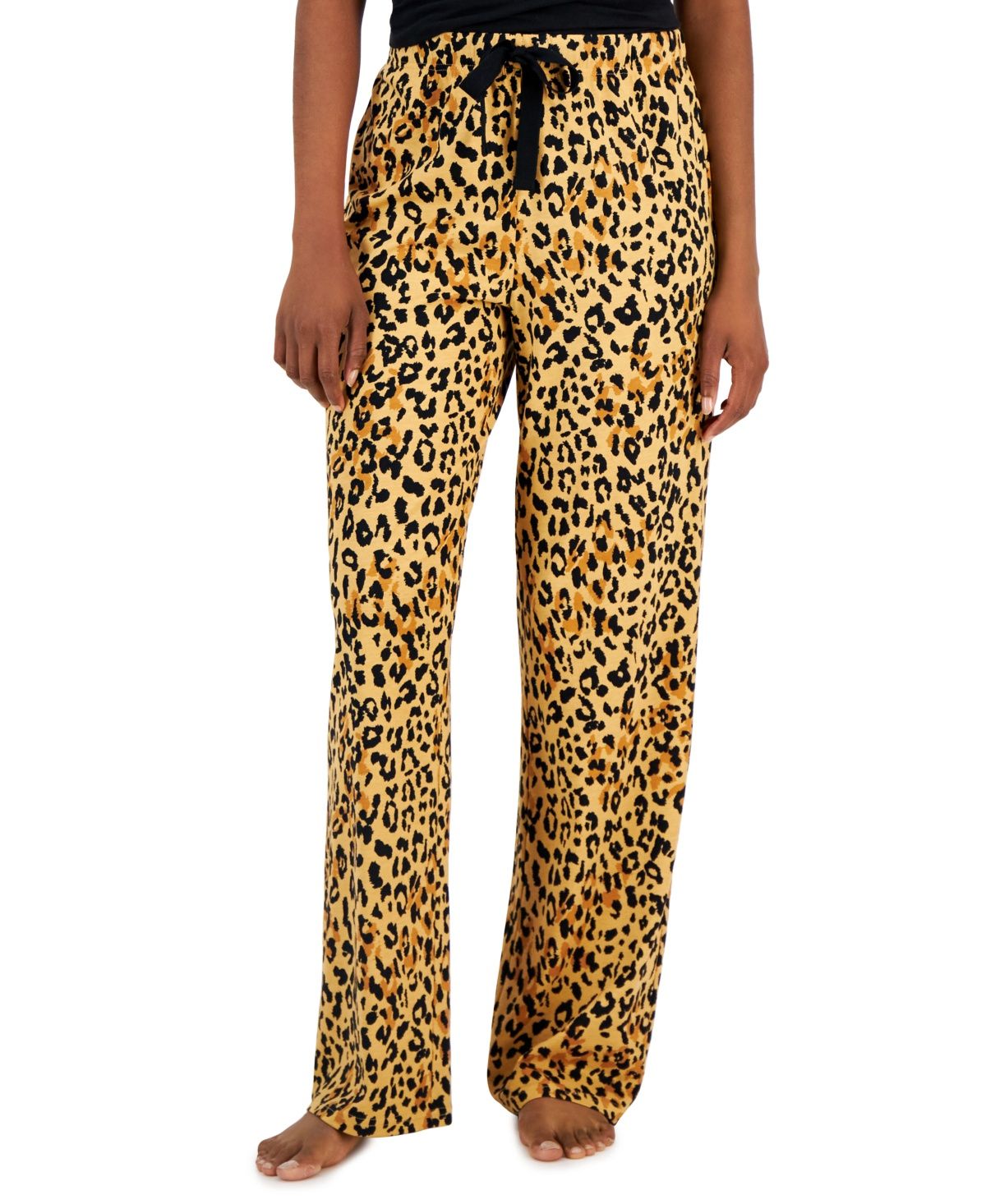 Jenni Women&#39;s Printed Wide-Leg Pajama Pants, - Animal Scratch
