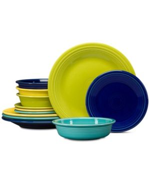 Fiesta Classic Colors 12-piece Dinnerware Set