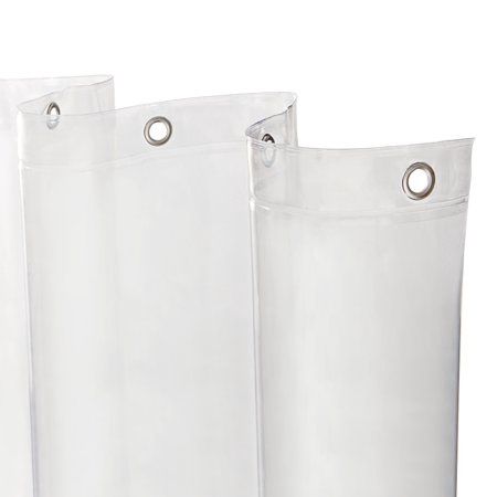 Kenney¬¨√Ü Medium Weight PEVA Shower Curtain Liner  70  W X 72  H  Clear