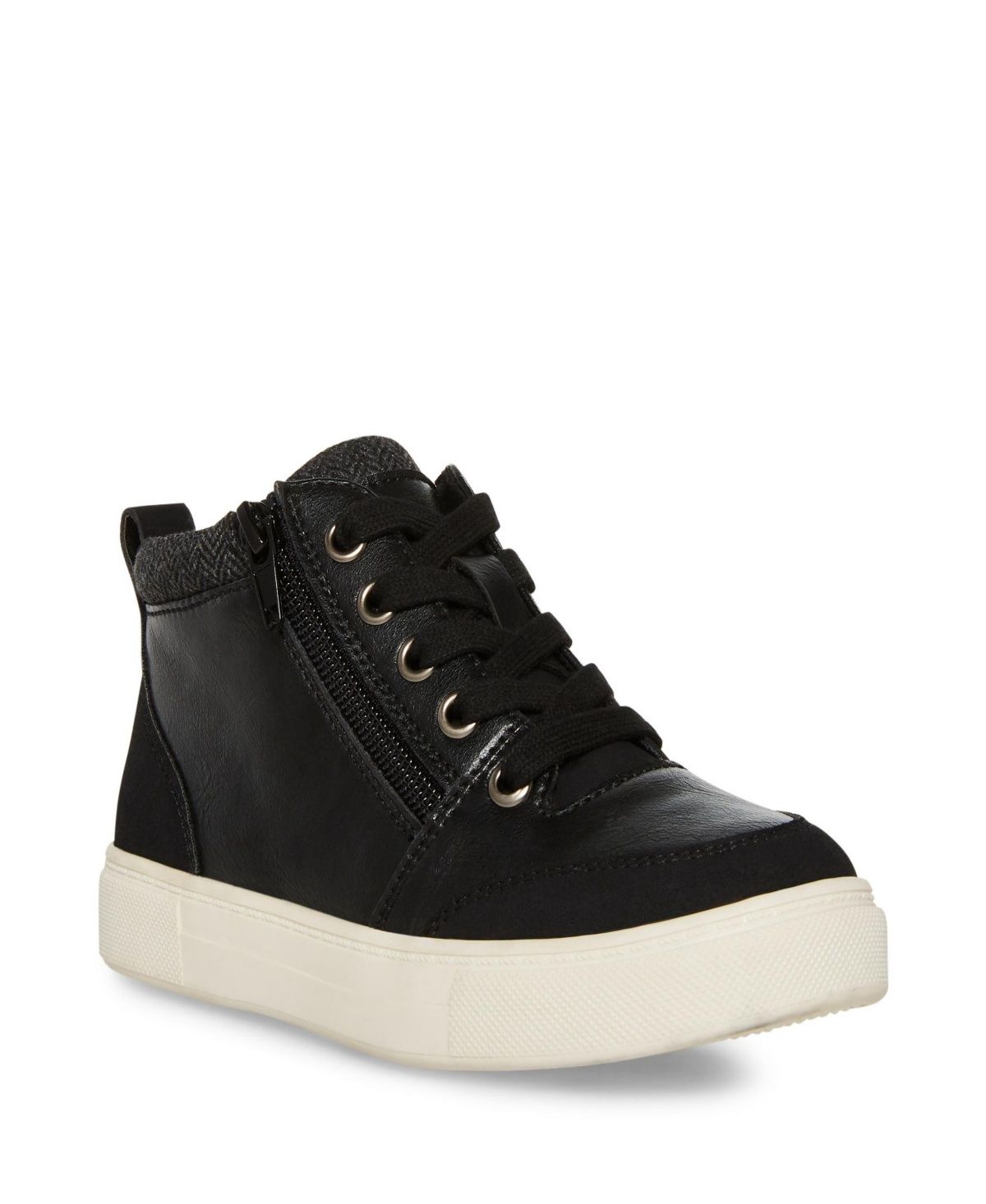 Steve Madden Kids Todd (Little Kid/Big Kid) (Black) Boy&#39;s Shoes