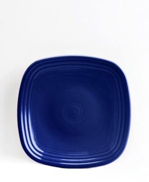 Homer Laughlin Fiesta Cobalt Blue (Intro 1986) Square Salad Plate