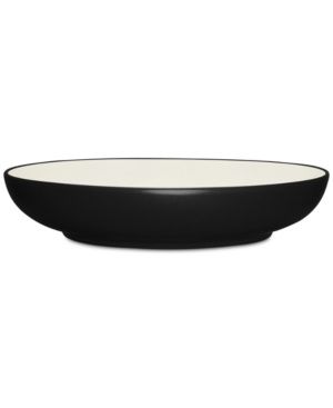 Colorwave Graphite 10.75 in., 89.5 Oz. (Black) Stoneware Pasta Serving Bowl