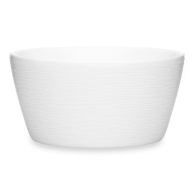 Noritake Colorscapes WoW Swirl (White on White) Soup/Cereal Bowl