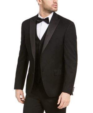 Alfani Mens Slim-Fit White Floral Me Black 38R