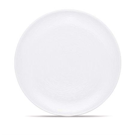 Noritake Colorscapes WoW Swirl (White on White) Round Dinner Plate