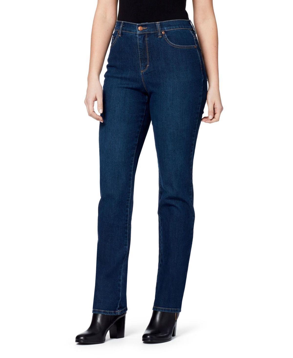 Gloria Vanderbilt Women&#39;s Amanda Classic Straight Jeans - Tybee Wash