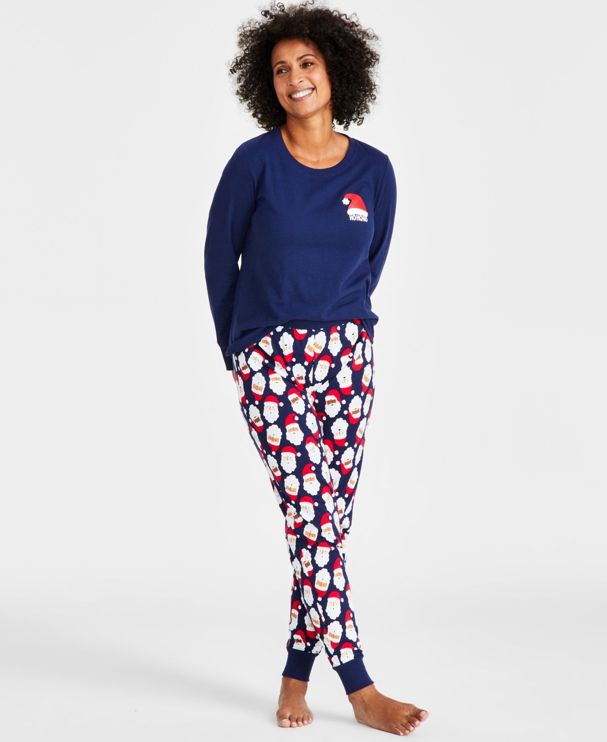 Matching Family Pajamas Women&#39;s Mix It Santa Pajamas Set, - Santa Toss