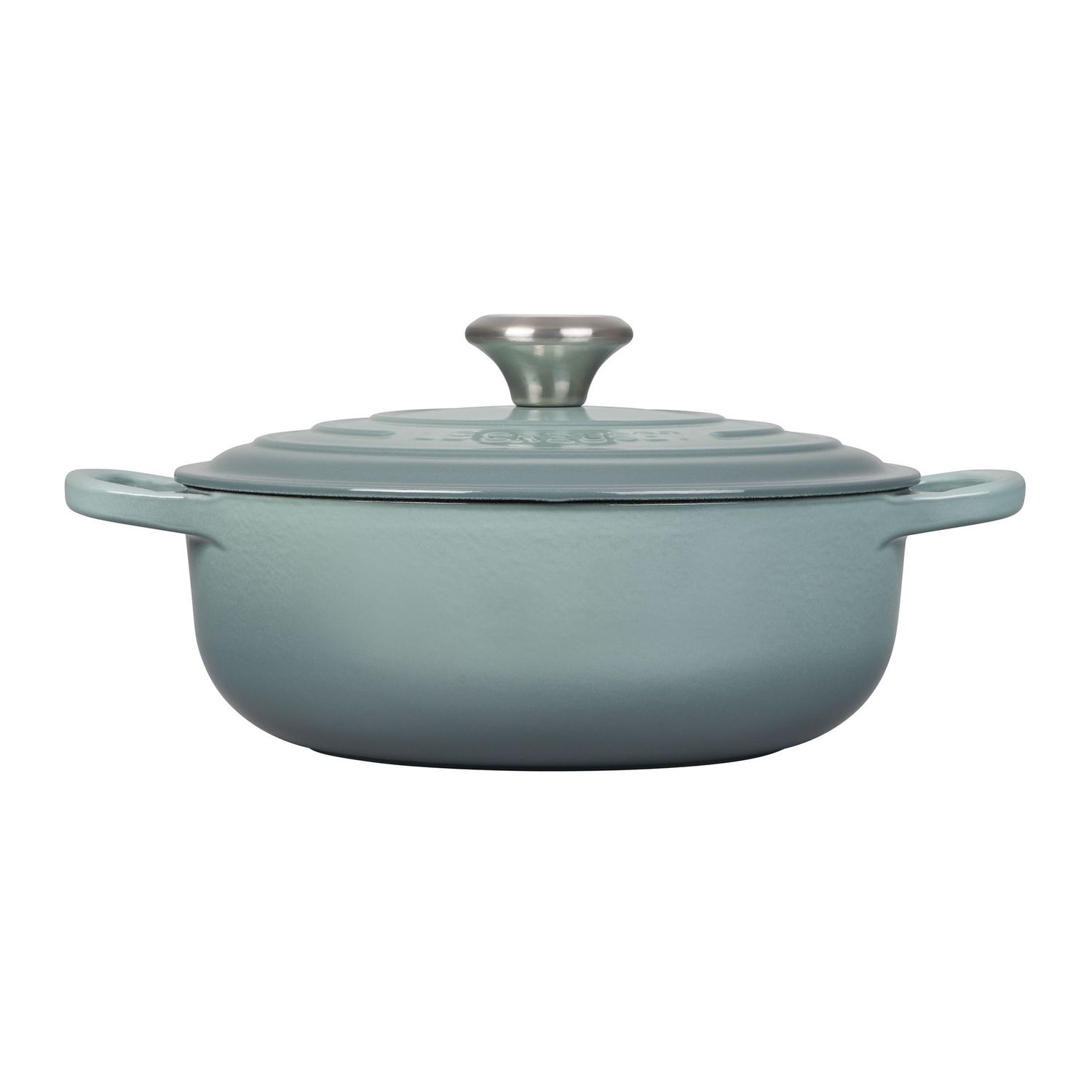Le Creuset Enameled Cast Iron 3.5-Qt. Sauteuse Round Oven - Sea Salt