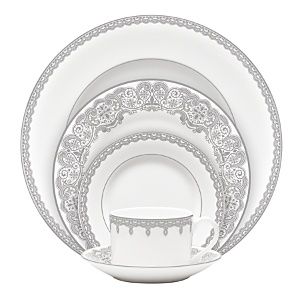 Waterford Lismore Lace Platinum 5 Piece Place Setting
