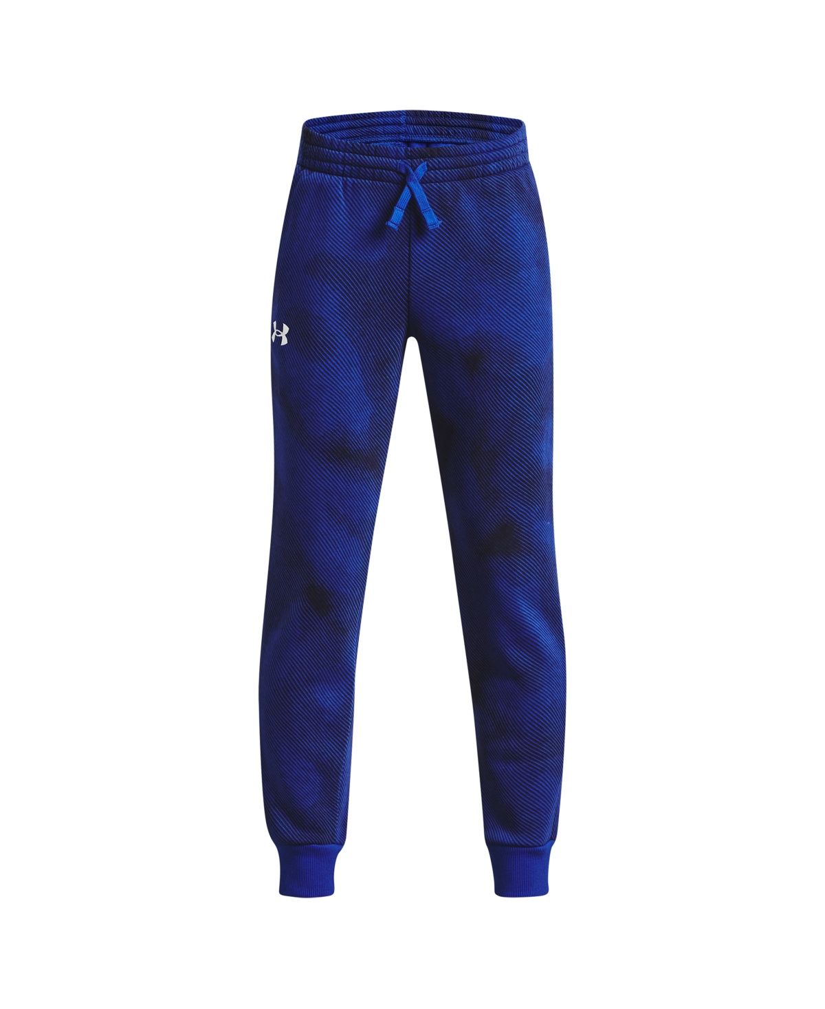 Boys 8-20 Under Armour Rival Fleece Printed Joggers, Boy&#39;s, Size: Large, Blue