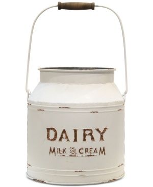 Home Essentials Galvanized Dairy Bucket