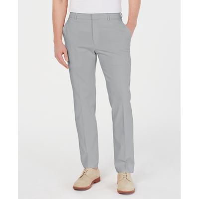 Tommy Hilfiger Men&#39;s Modern-Fit Th Flex Stretch Solid Performance Pants - Light Grey