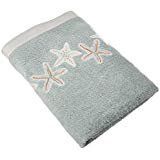 Avanti Linens Sequin Shells Bath Towel  Mineral