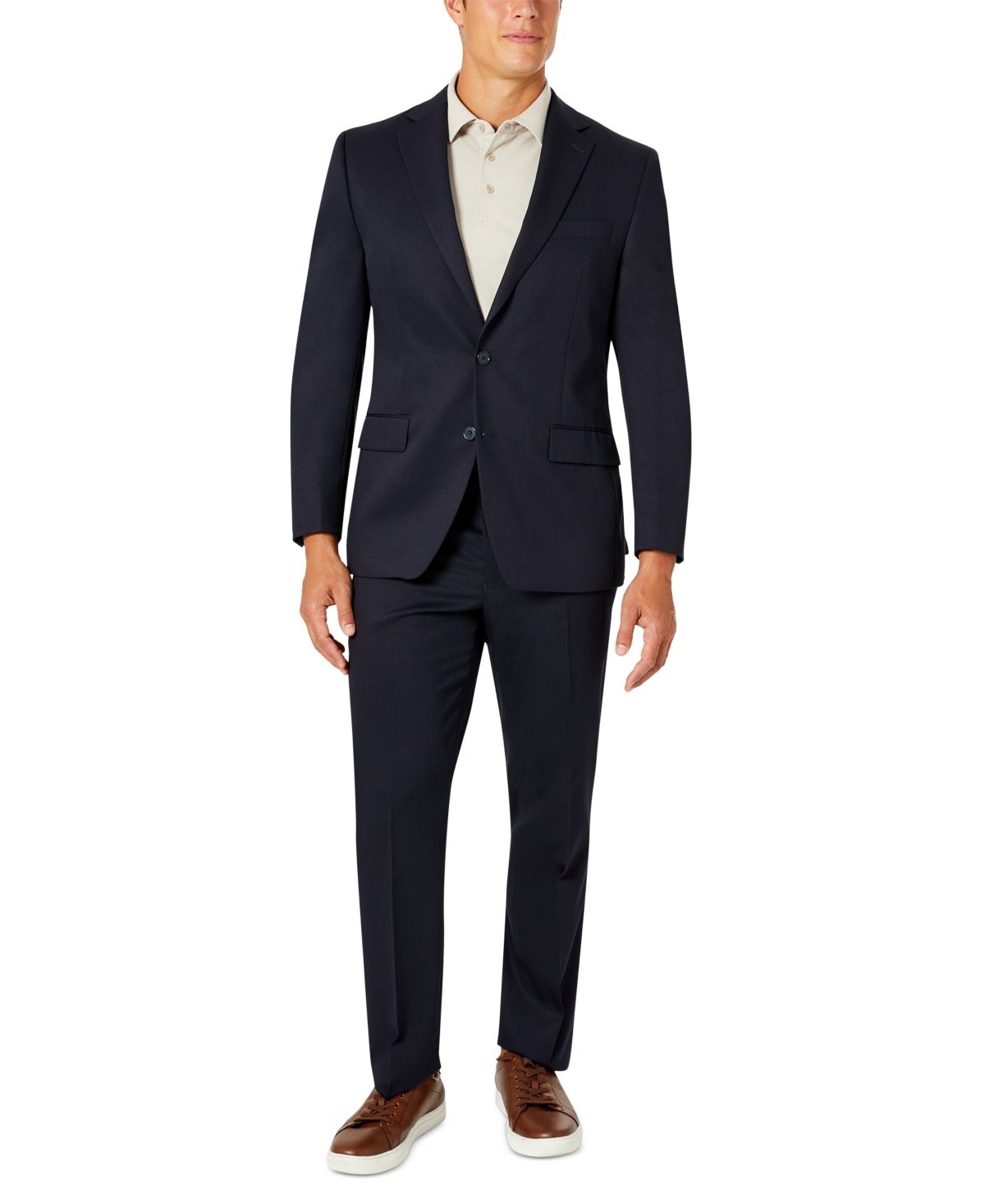 Van Heusen Men&#39;s Classic-Fit Suit - Navy Solid