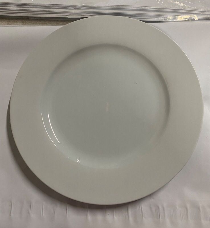 Mikasa Delray Grey Collection Bone China 11in Dia Round Plate (ONLY PLATE) NWD