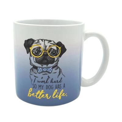 Tmd Holdings I Work Hard for My Dog Mug, 22-oz, Only @ Macy&#39;s