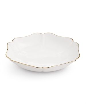 Martha Stewart Collection Baroque Dinner Bowl,  - White