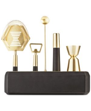 Hotel Collection 6-Pc. Bar Tool Set,  - Gold