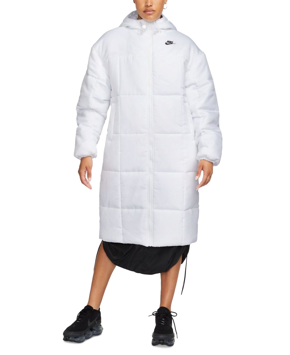 Nike Women&#39;s Sportswear Therma-fit Classics Parka - White/black