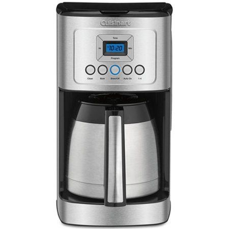12-Cup Programmable Silver Coffee Maker with Built-in (USED)Timer