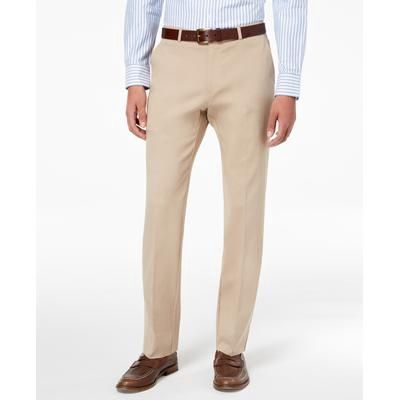 Tommy Hilfiger Mens Modern-Fit TH Flex Stret Tan 32x30