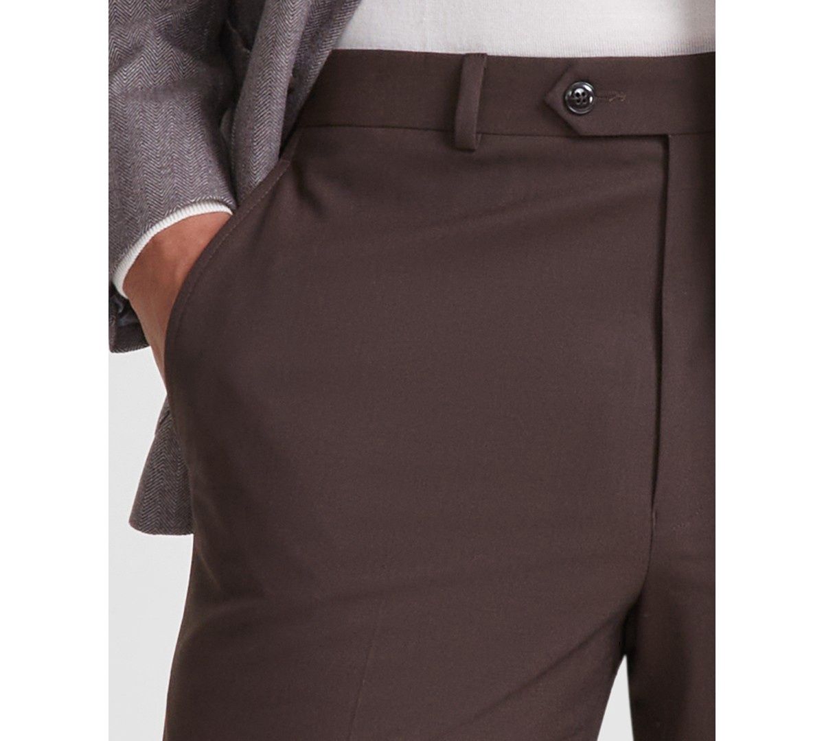 Michael Kors Men&#39;s Classic Fit Performance Dress Pants - Tobacco