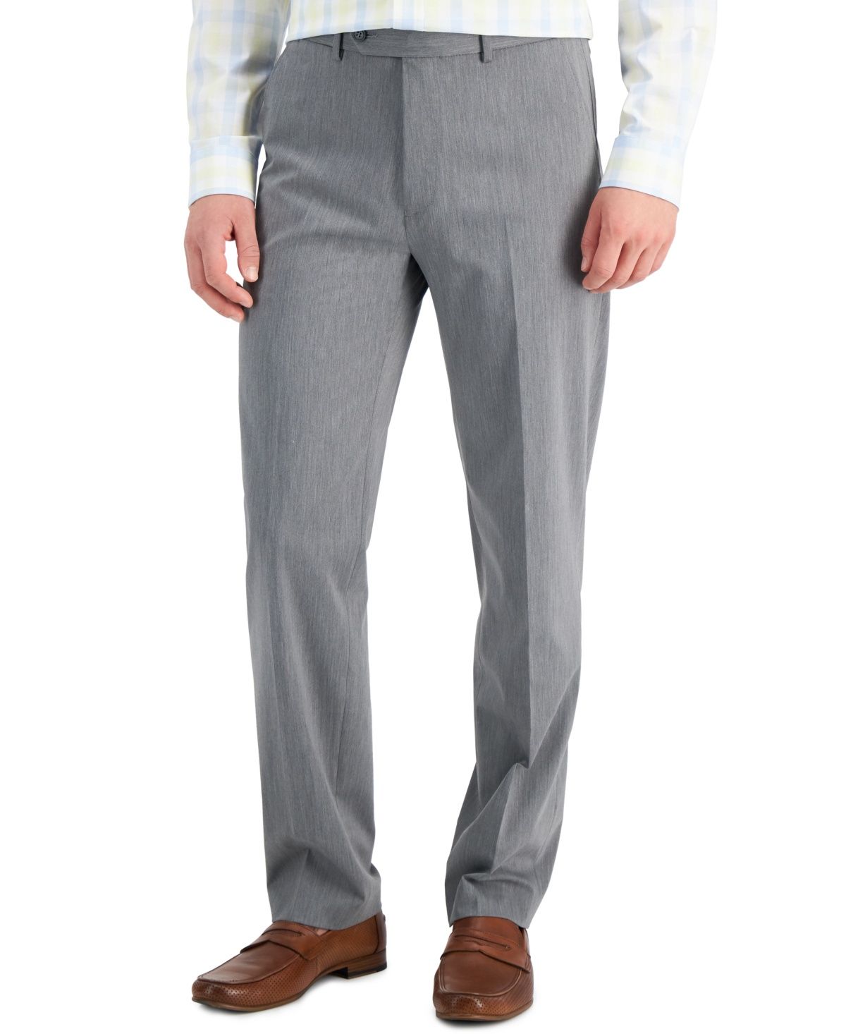 Nautica Men&#39;s Performance Stretch Dress Pants - Mid Gray
