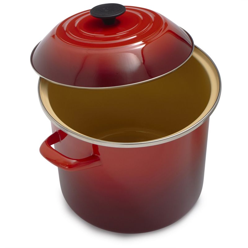 Le Creuset Cherry Enameled Steel Stockpot